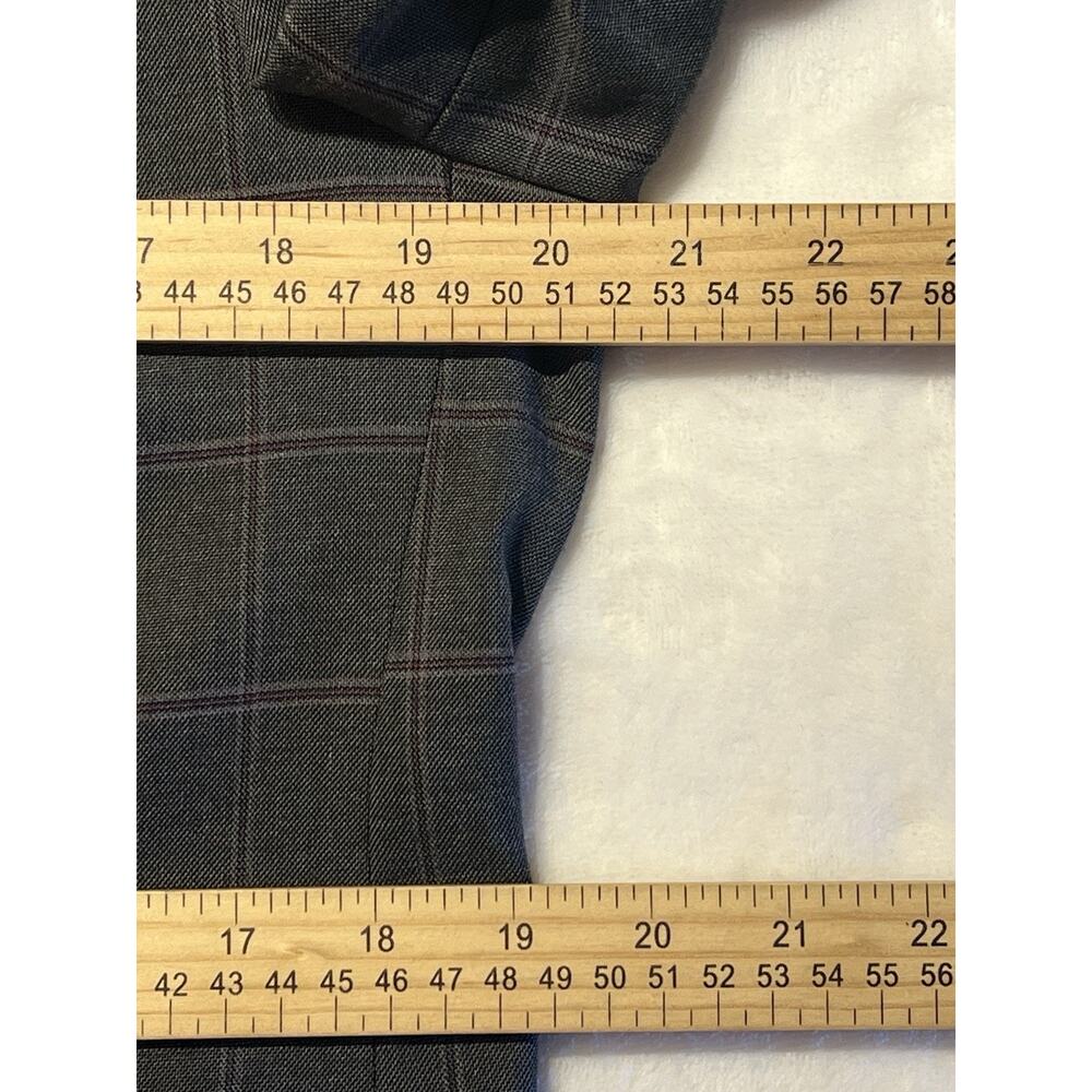 Sean John Mens 38R Gray Purple Plaid Casual Blazer Sport Coat Jacket - Picture 13 of 15